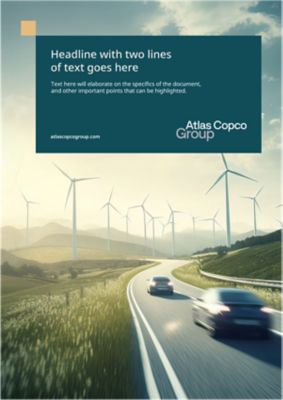 Text-light advertisement option featuring full cover image with the teal content box at the top.