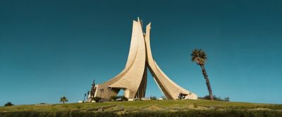 The Memorial of the Martyr is a monument to the dead overlooking the city of Algiers.