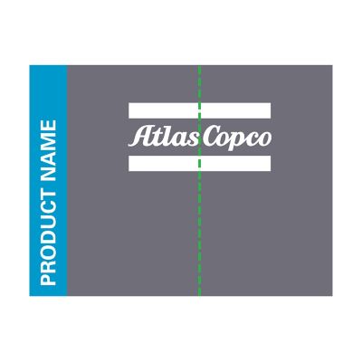 Brand elements for Atlas Copco