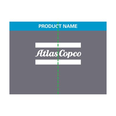 Brand elements for Atlas Copco