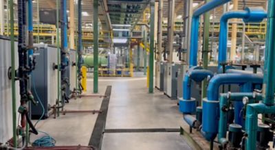 Atlas Copco compressor at PABC