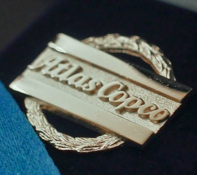 Atlas Copco Gold Club pin