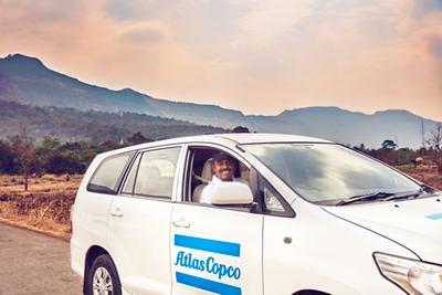 Atlas Copco service car