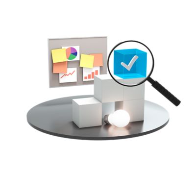 Automated Solutions - Ideation and evaluation step icon