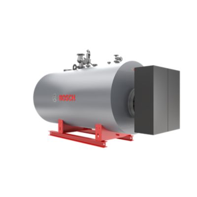 3D image of a Bosch electric boiler. 
