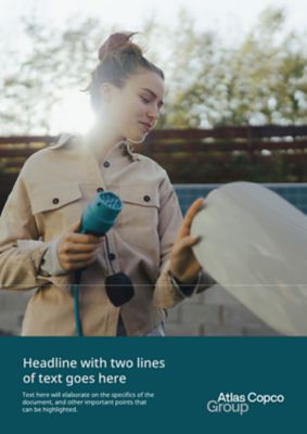 A portrait cover option with the image above and text box at the bottom.