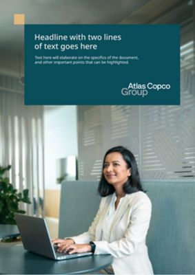 A portrait cover option with text box on top of the image.