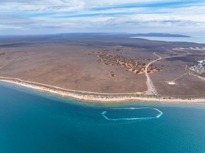 Bubble curtain in southern Australia