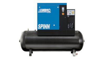 SPINN C55 Maxi FS Tank Mounted Dryer Screw Compressors Abac