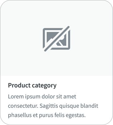 Template category card