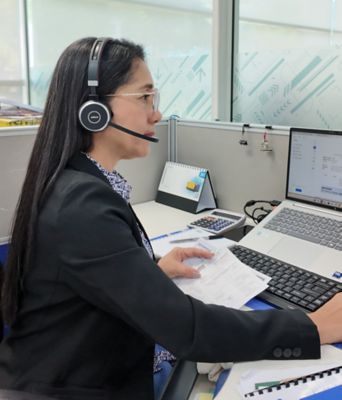 Sales Engineer in a Call