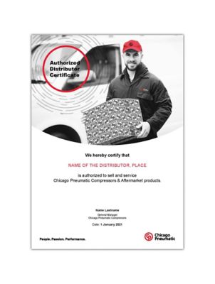 Certificate example.