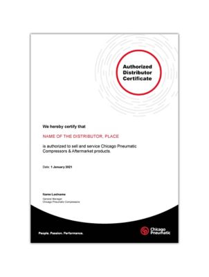 Certificate example.