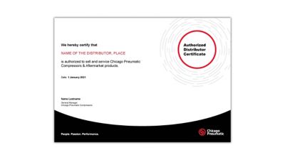 Certificate example.