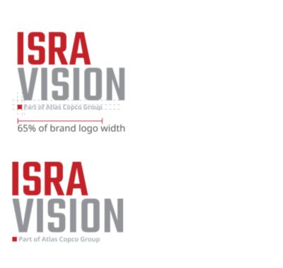 Example of horizontal logo format with ISRA Vision