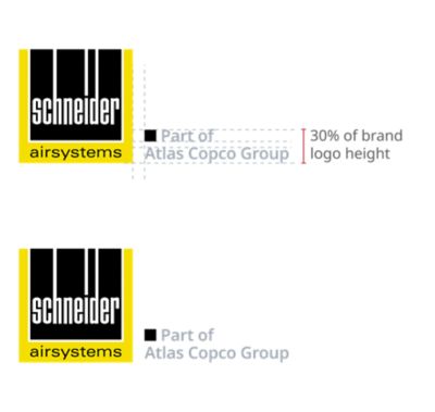 Example of square logo format with Schneider