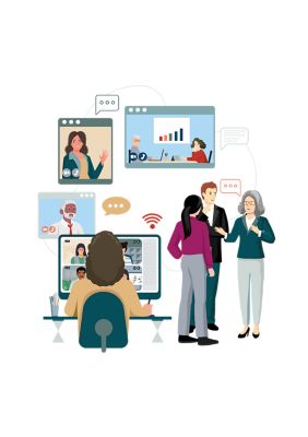 People collaborating.