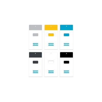 Color swatches of brand colors.