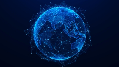 Home page contact teaser picture - Redesigned Earth picture