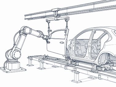 automotive door removal and placement