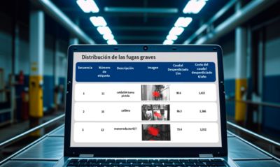 imagen de un ejemplo de fugas