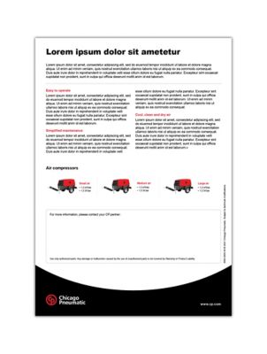 Flyers example.