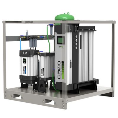 nano GEN2 PAC nitrogen gas generator skid package for nitrogen generation