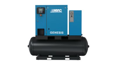 GENESIS 7,5-15Kw VSD Tank Mounted Dryer Screw Compressors Abac