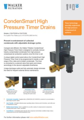 CondenSmart High Pressure Timer Drain