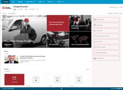 Sharepoint example.