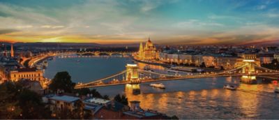 Kilátás a Dunára Budapesten, Magyarországon