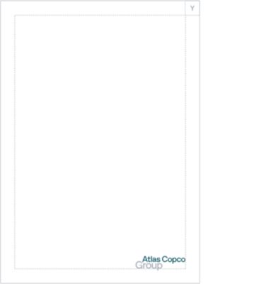 Margin of the surface will be Y - height of the logotype.