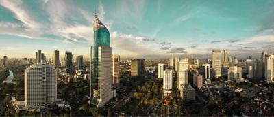High rise buildings in Jakarta, Indonesia