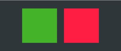 Accent colors for a dark interface
