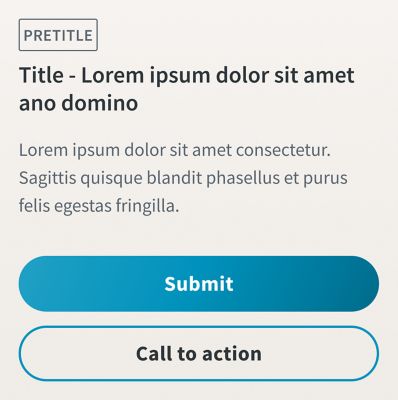 Template typography for a light interface