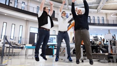 Winners of the John Munck Award 2023 for Intelligent droplet application. 