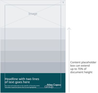 Portrait format showing the content area at about 10% the total height.