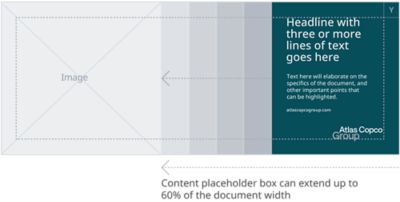 Landscape format showing the content area at about 25% the total width.