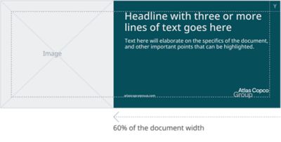 Landscape format showing the content area at about 60% the total width.