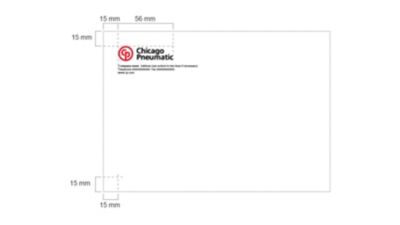 Business letterheads and envelopes example.