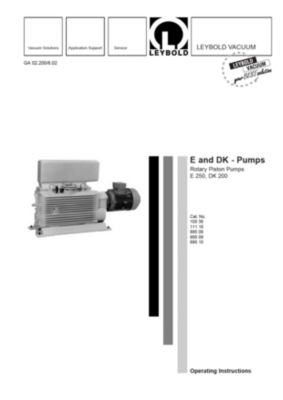 leybold-e-and-dk-rotary-piston-pump-manual