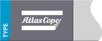 Brand elements for Atlas Copco