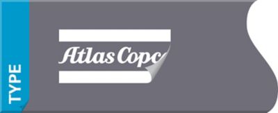 Brand elements for Atlas Copco