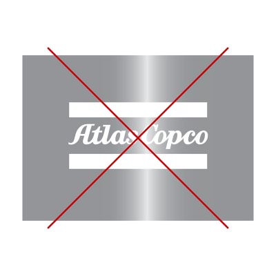Brand elements for Atlas Copco