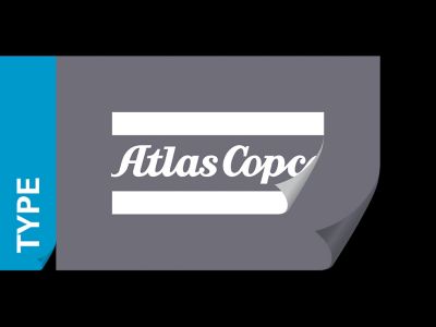 Brand elements for Atlas Copco