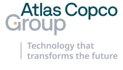 Vertical logotype with Group message