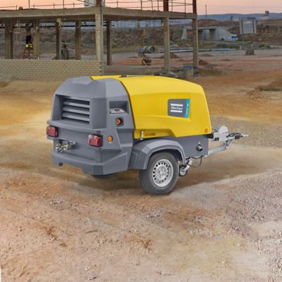 Portable diesel air compressor for sale discount