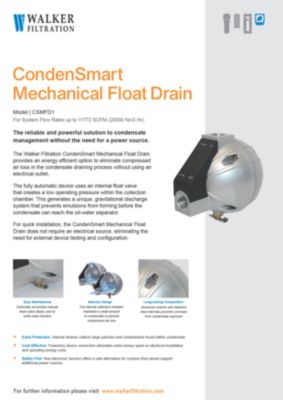 CondenSmart Mechanical Float Drain