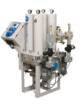 Medical air desiccant dryer Lifeline right angle view