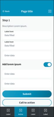 Native and branded elements for Android